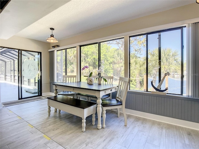 sunroom featuring plenty of natural light