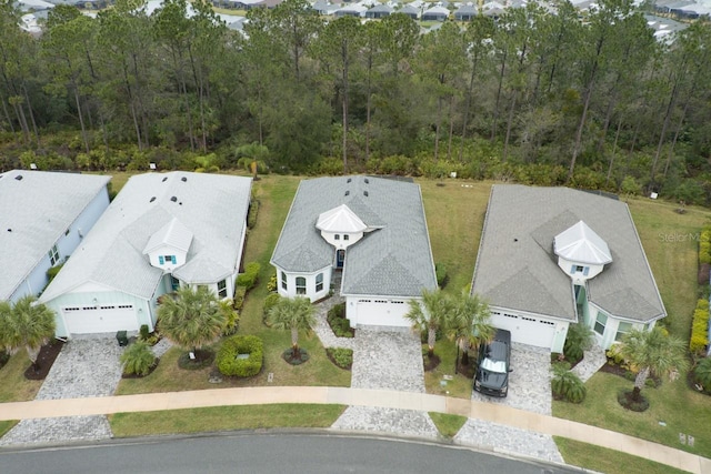 bird's eye view featuring a residential view