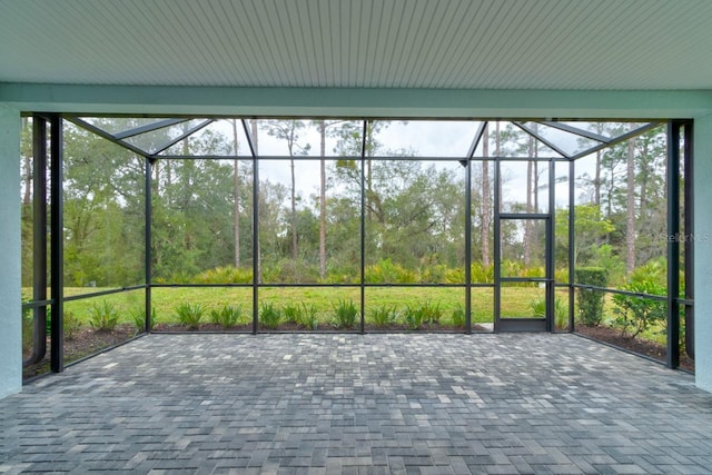 1068 Sea Shell Ct, Daytona Beach, FL 32124 - unfurnished sunroom with a wealth of natural light