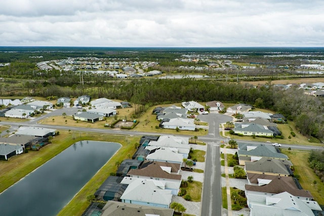 1068 Sea Shell Ct, Daytona Beach, FL 32124 - bird's eye view featuring a residential view and a water view