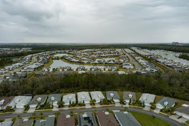 1068 Sea Shell Ct, Daytona Beach, FL 32124 - aerial view featuring a residential view and a water view