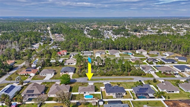 8 Smoke Tree Pl, Palm Coast, FL 32164 - aerial view of property and surrounding area featuring nearby suburban area