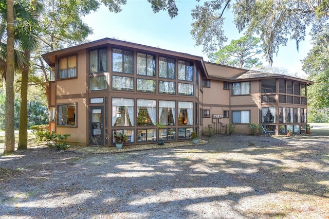 view of rear view of property