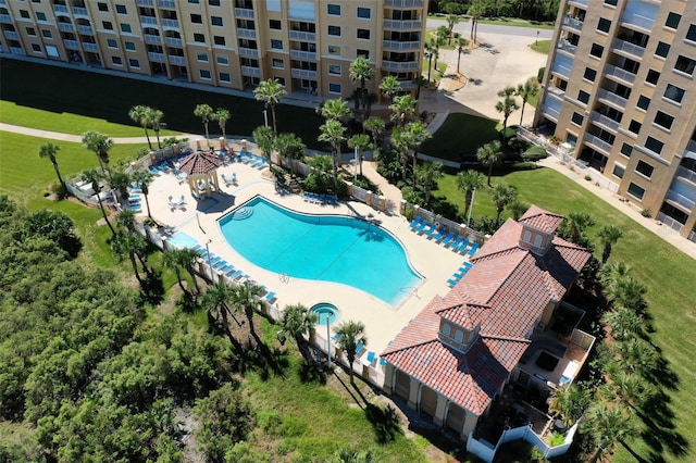 pool featuring a patio