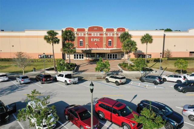 view of uncovered parking lot