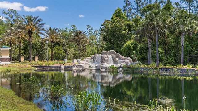 view of water feature