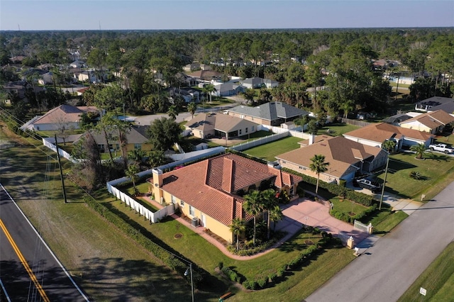 drone / aerial view featuring a residential view