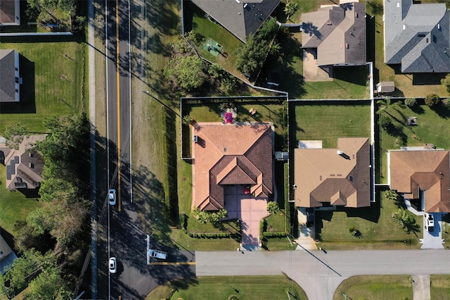 bird's eye view featuring a residential view