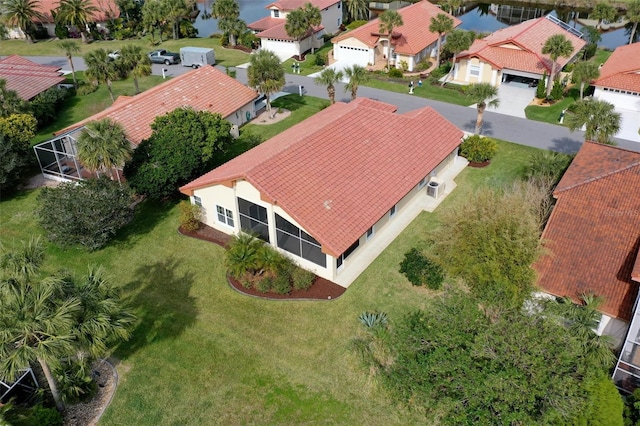 birds eye view of property featuring a residential view