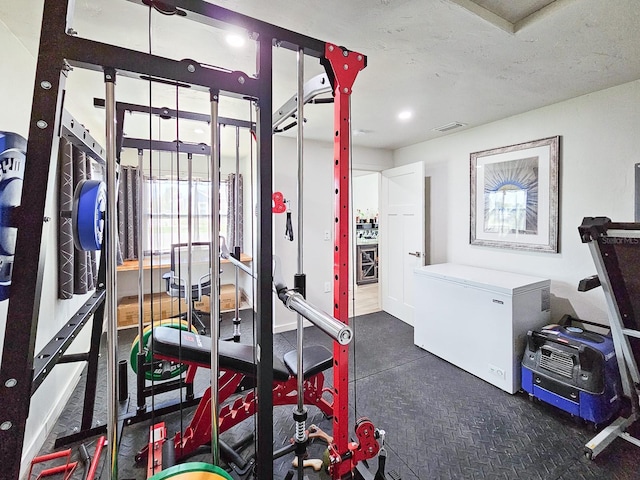 364 Palm Cir, Flagler Beach, FL 32136 - interior space featuring visible vents