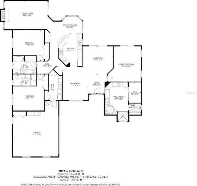 33 Poinsettia Ln, Palm Coast, FL 32164 - view of floor plan / room layout