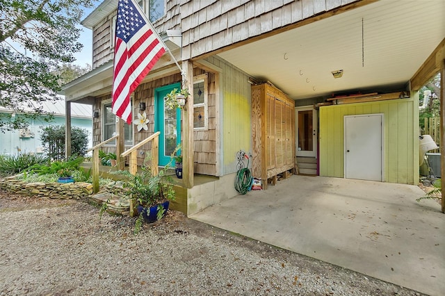 exterior space featuring a patio