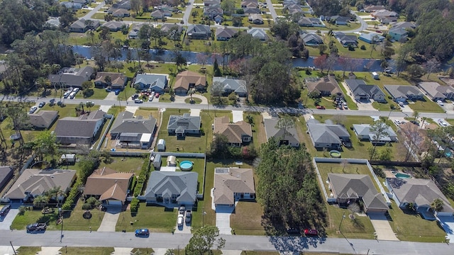 aerial view featuring a residential view