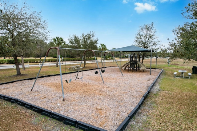 view of communal playground