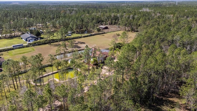 aerial view with a view of trees