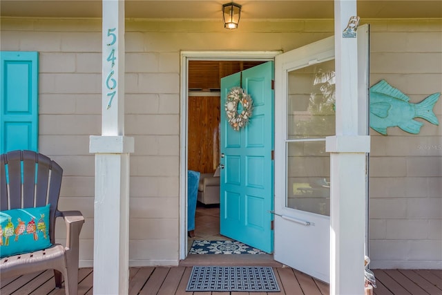 view of property entrance