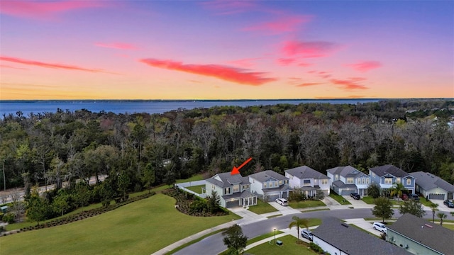 562 Kendall Crossing Dr, Saint Johns, FL 32259 - birds eye view of property featuring a residential view and a water view