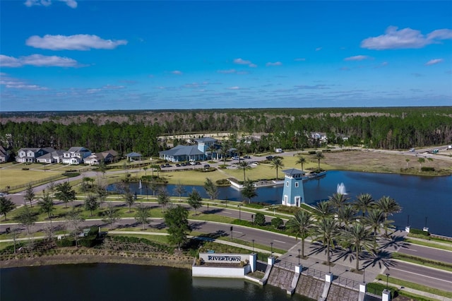 562 Kendall Crossing Dr, Saint Johns, FL 32259 - birds eye view of property featuring a water view and a view of trees