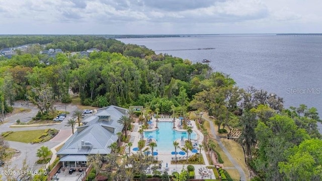 562 Kendall Crossing Dr, Saint Johns, FL 32259 - drone / aerial view featuring a water view