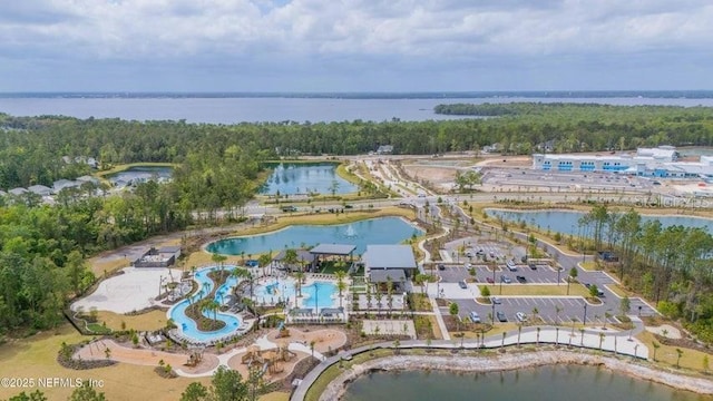 562 Kendall Crossing Dr, Saint Johns, FL 32259 - birds eye view of property with a water view
