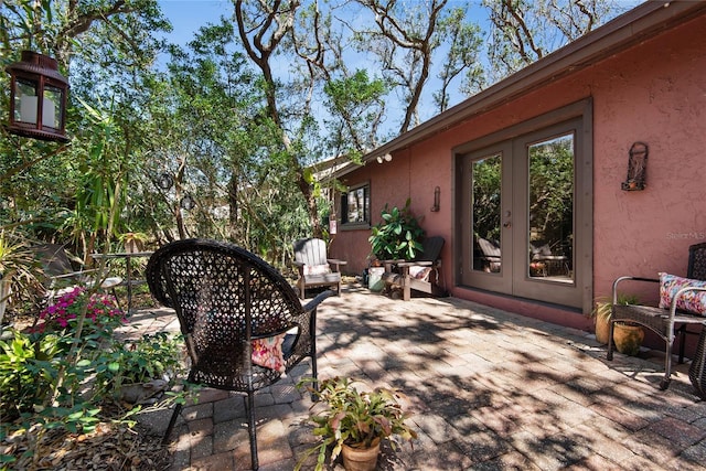 view of patio / terrace with french doors