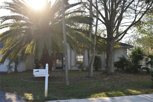 view of front of property with stucco siding