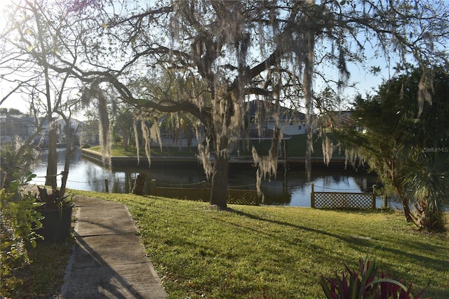 property view of water