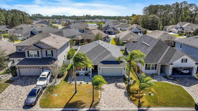 drone / aerial view featuring a residential view