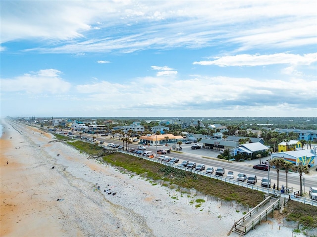 drone / aerial view with a view of the beach