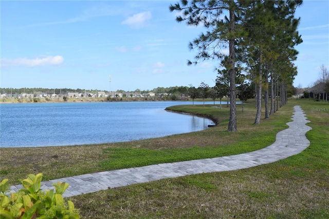 property view of water