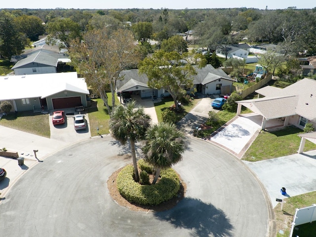 birds eye view of property featuring a residential view