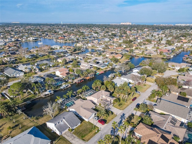 9 Cedar Hollow Ct, Palm Coast, FL 32137 - drone / aerial view featuring a residential view and a water view