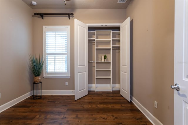 closet with visible vents