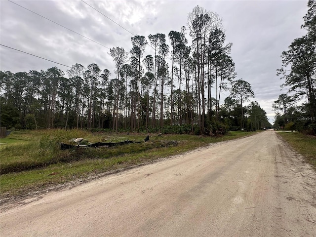 view of road