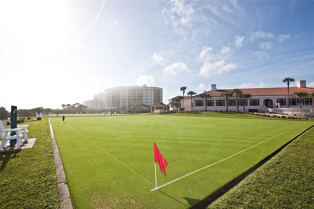 view of sport court