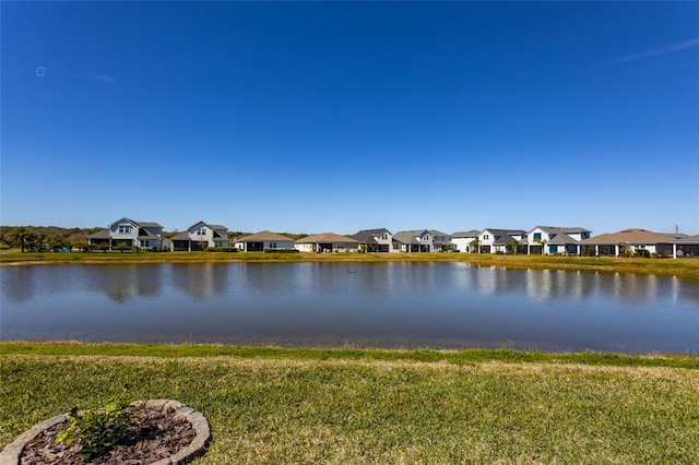 water view with a residential view