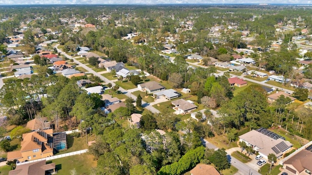 aerial view featuring a residential view