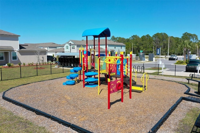 community playground featuring fence