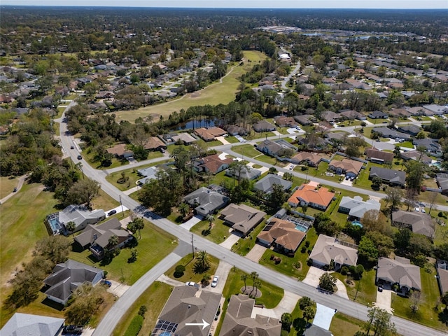 birds eye view of property featuring a residential view