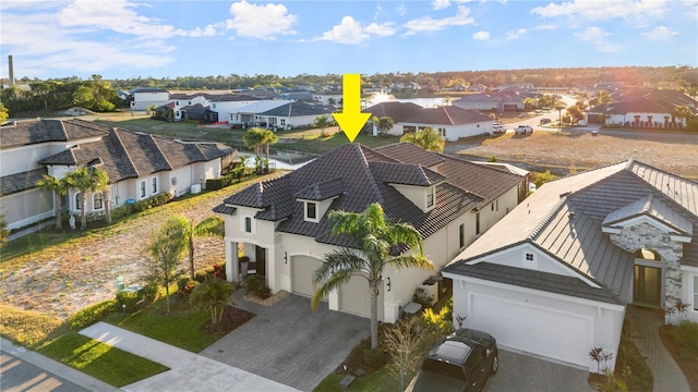 bird's eye view featuring a residential view