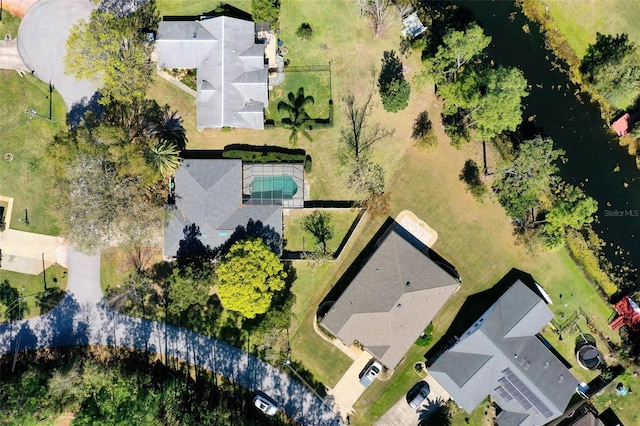 drone / aerial view featuring a residential view