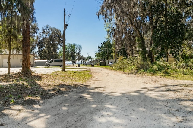 view of road