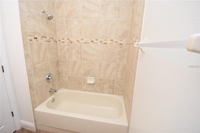 full bath with shower / washtub combination