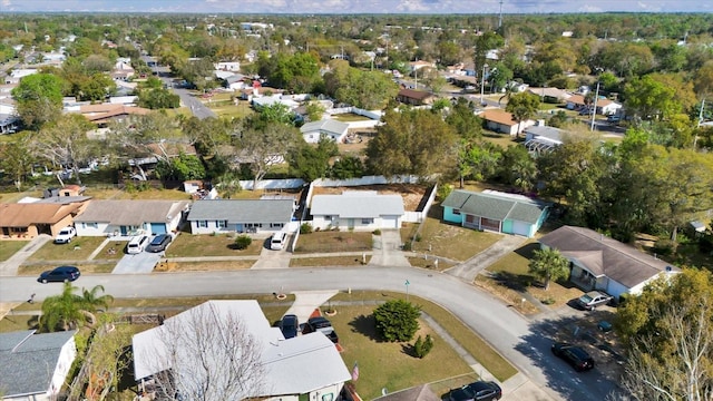 bird's eye view featuring a residential view