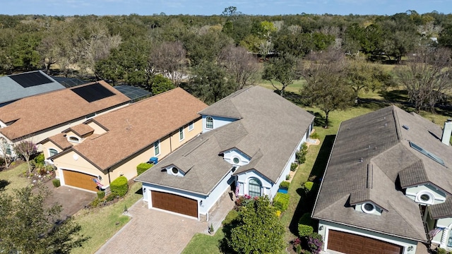 aerial view with a view of trees