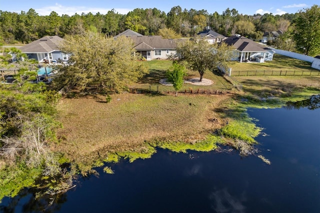 309 Crystal Lake Dr, Saint Augustine, FL 32084 - drone / aerial view with a water view