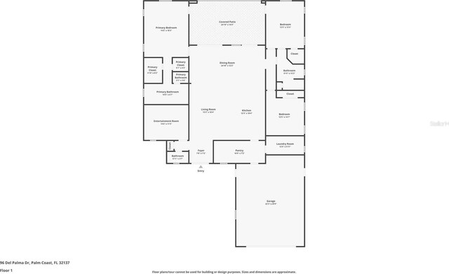 96 Del Palma Dr, Palm Coast, FL 32137 - plan