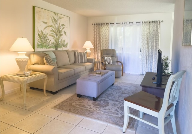 41 Oxford Ln Unit 41, Palm Coast, FL 32137 - living room featuring light tile patterned floors