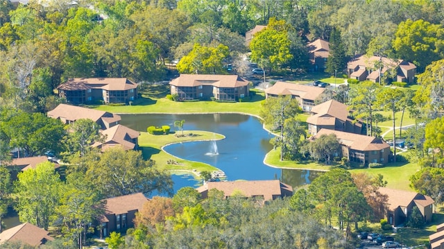 41 Oxford Ln Unit 41, Palm Coast, FL 32137 - birds eye view of property with a water view and a residential view