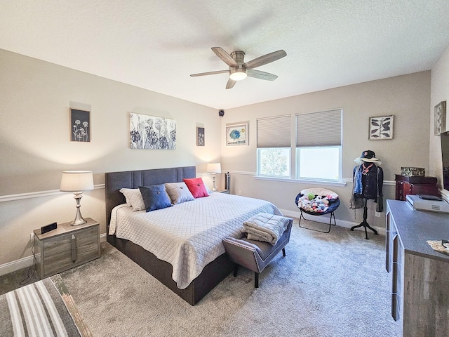 68 Los Lagos Blvd, Palm Coast, FL 32137 - carpeted bedroom with baseboards and ceiling fan